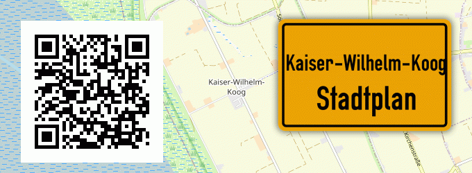 Stadtplan Kaiser-Wilhelm-Koog