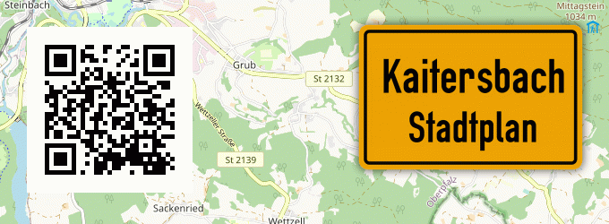 Stadtplan Kaitersbach