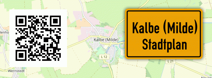 Stadtplan Kalbe (Milde)