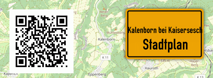 Stadtplan Kalenborn bei Kaisersesch