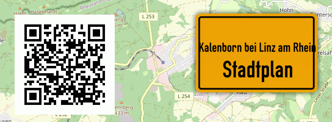 Stadtplan Kalenborn bei Linz am Rhein