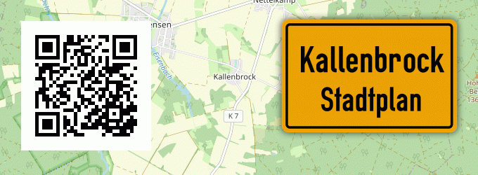 Stadtplan Kallenbrock