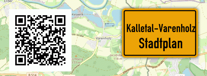 Stadtplan Kalletal-Varenholz
