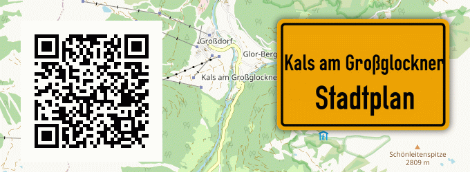 Stadtplan Kals am Großglockner