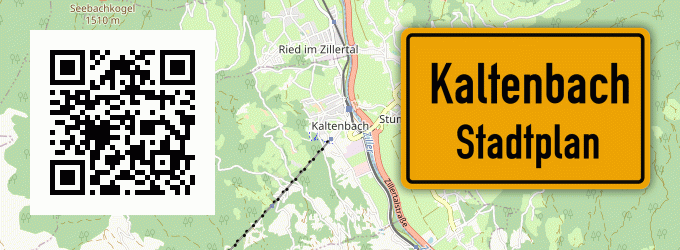 Stadtplan Kaltenbach, Oberbayern
