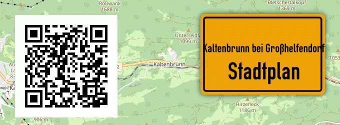 Stadtplan Kaltenbrunn bei Großhelfendorf