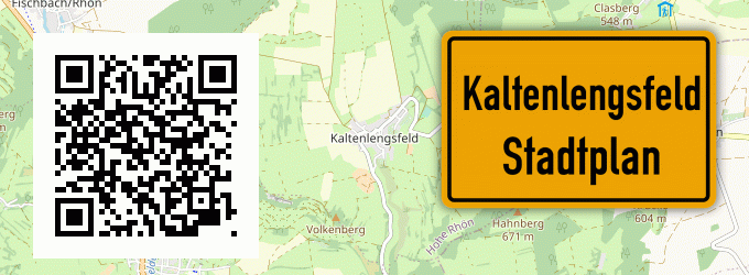 Stadtplan Kaltenlengsfeld