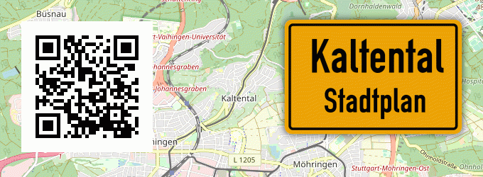 Stadtplan Kaltental, Schwaben