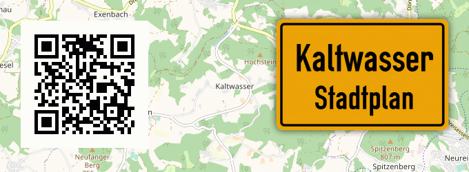 Stadtplan Kaltwasser