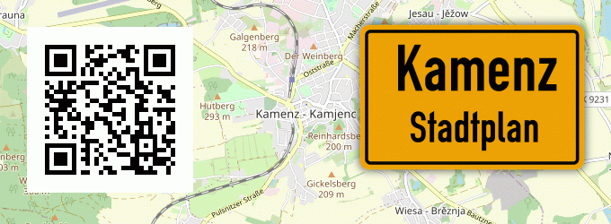 Stadtplan Kamenz