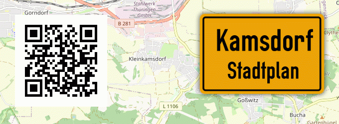 Stadtplan Kamsdorf