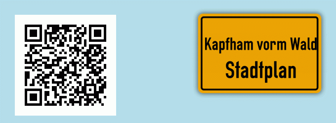 Stadtplan Kapfham vorm Wald