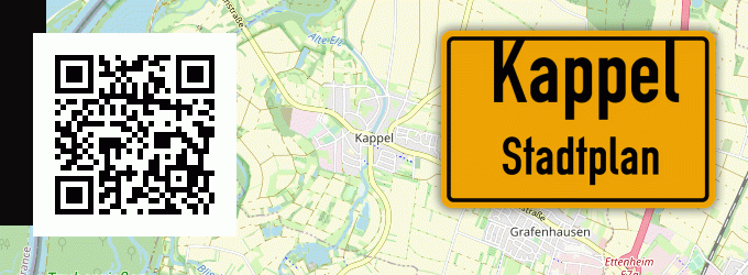 Stadtplan Kappel, Kreis Forchheim, Oberfranken