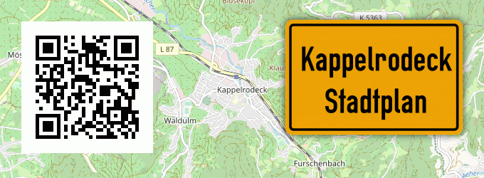 Stadtplan Kappelrodeck