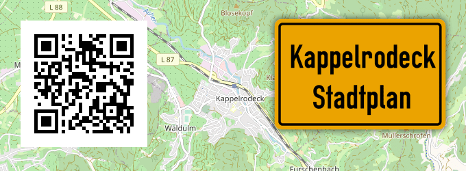 Stadtplan Kappelrodeck