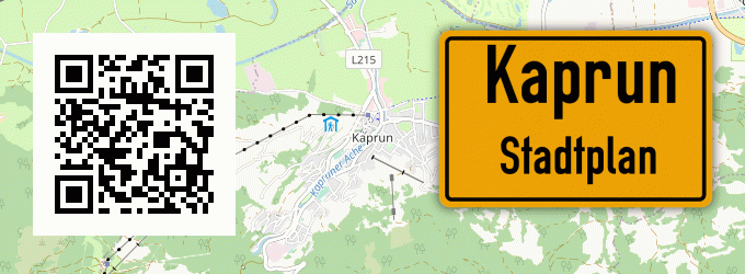 Stadtplan Kaprun