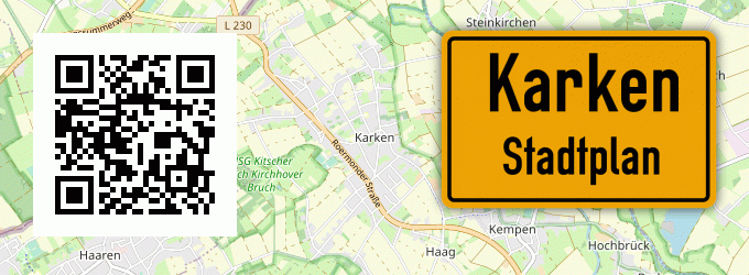 Stadtplan Karken