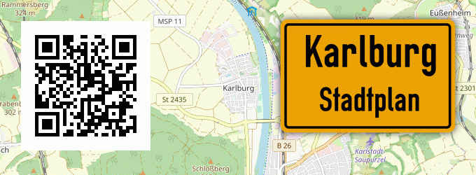 Stadtplan Karlburg