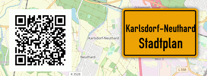 Stadtplan Karlsdorf-Neuthard