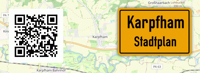 Stadtplan Karpfham