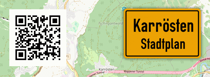 Stadtplan Karrösten