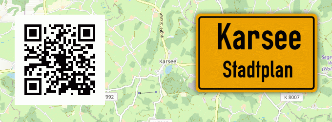 Stadtplan Karsee