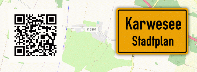 Stadtplan Karwesee