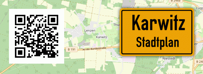 Stadtplan Karwitz
