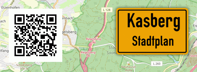 Stadtplan Kasberg, Oberfranken