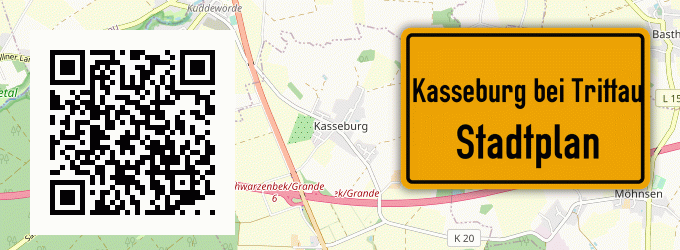 Stadtplan Kasseburg bei Trittau