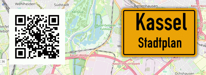 Stadtplan Kassel, Kreis Gelnhausen