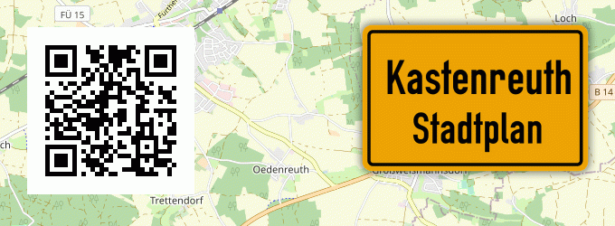 Stadtplan Kastenreuth, Mittelfranken