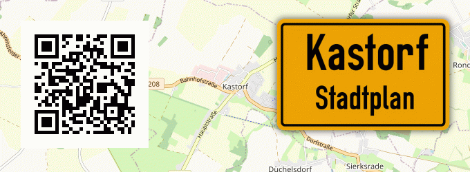 Stadtplan Kastorf, Holstein