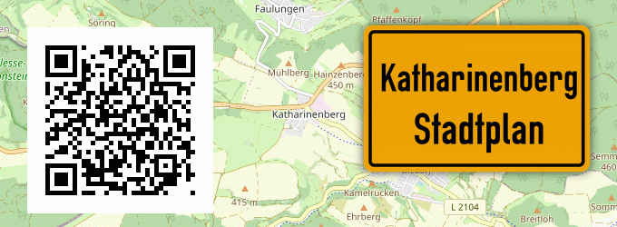 Stadtplan Katharinenberg