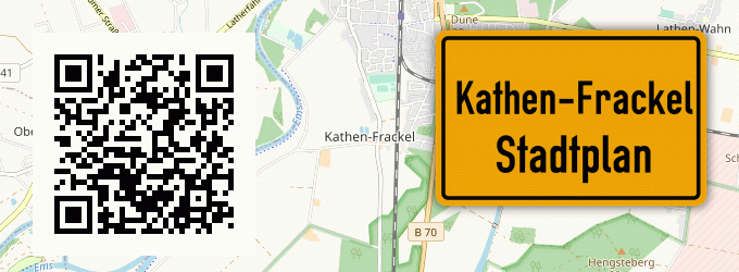 Stadtplan Kathen-Frackel