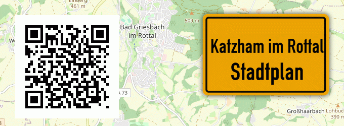 Stadtplan Katzham im Rottal