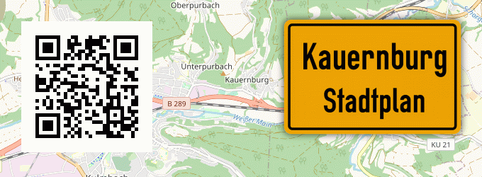 Stadtplan Kauernburg