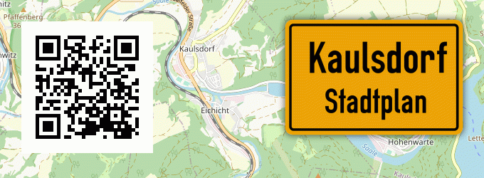 Stadtplan Kaulsdorf, Saale