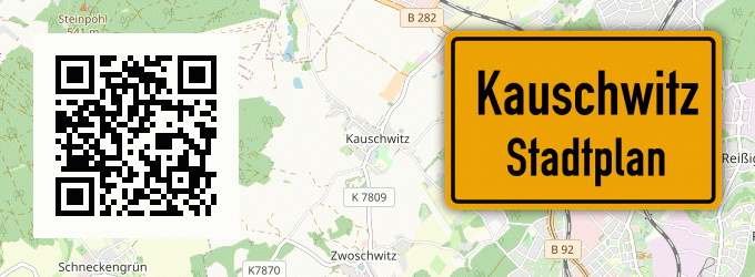 Stadtplan Kauschwitz