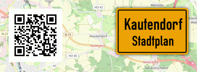 Stadtplan Kautendorf