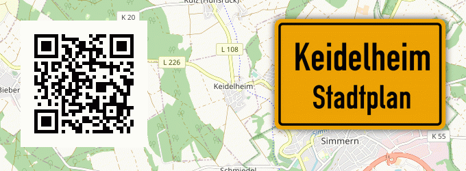 Stadtplan Keidelheim