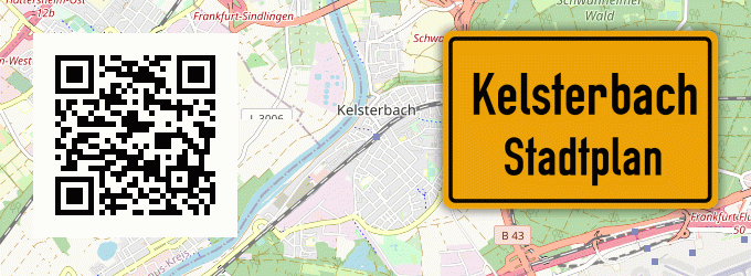 Stadtplan Kelsterbach