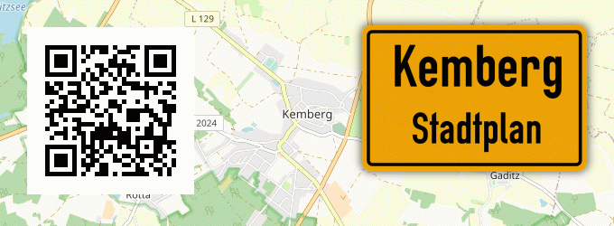 Stadtplan Kemberg