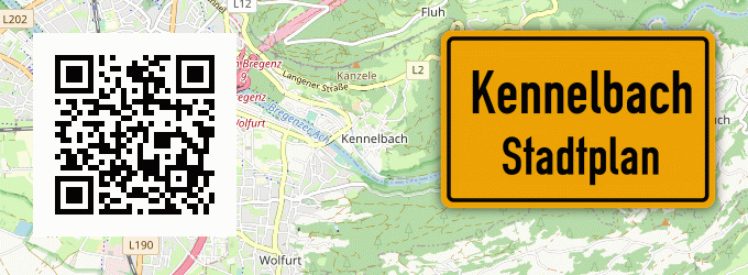 Stadtplan Kennelbach
