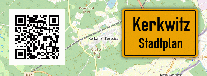 Stadtplan Kerkwitz