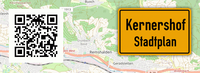 Stadtplan Kernershof