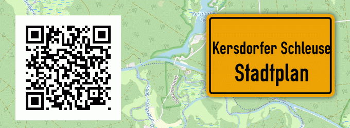 Stadtplan Kersdorfer Schleuse
