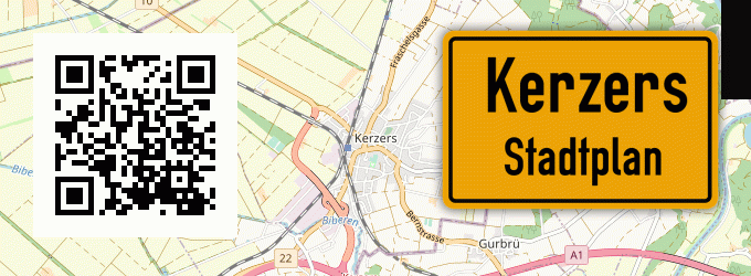 Stadtplan Kerzers