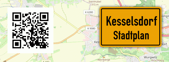 Stadtplan Kesselsdorf