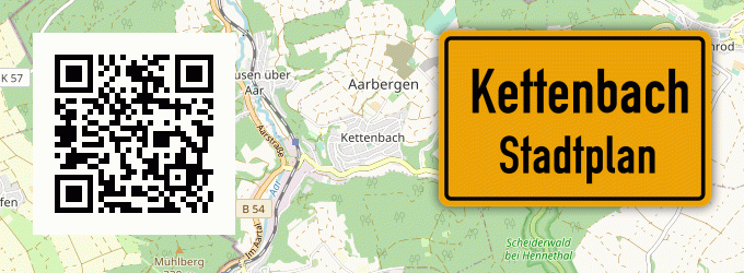 Stadtplan Kettenbach, Taunus